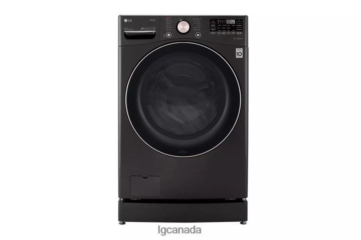 Accessory| LG ADA Compliant Laundry Pedestal Riser - Black Steel 2Z0J0121