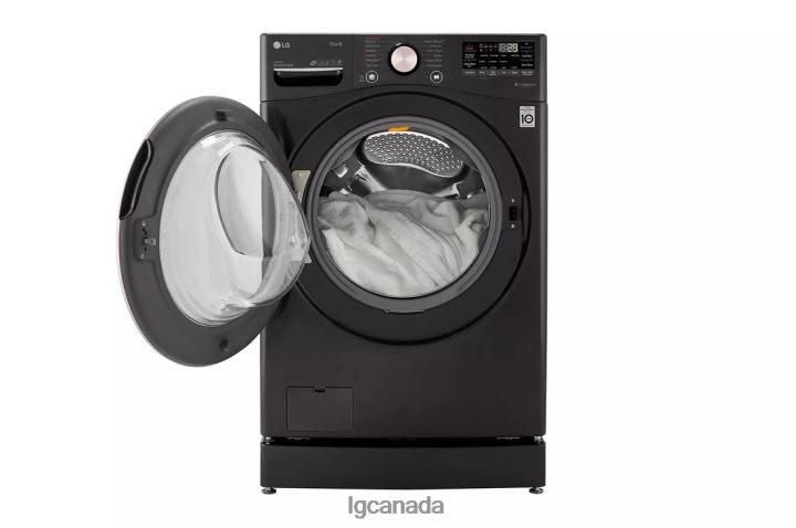 Accessory| LG ADA Compliant Laundry Pedestal Riser - Black Steel 2Z0J0121