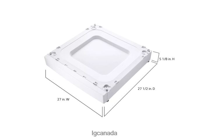 Accessory| LG ADA Compliant Laundry Pedestal Riser - White 2Z0J0132