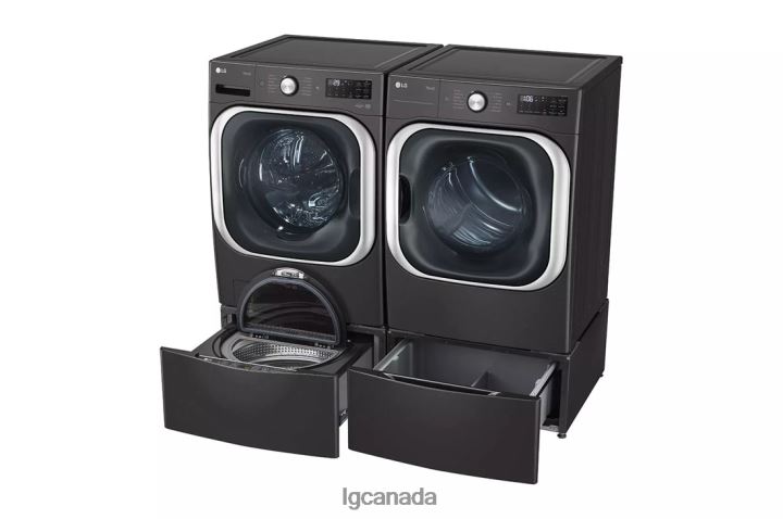 Accessory| LG Laundry Pedestal - Black Steel 2Z0J0151