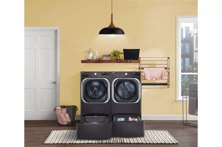 Accessory| LG Laundry Pedestal - Black Steel 2Z0J0151