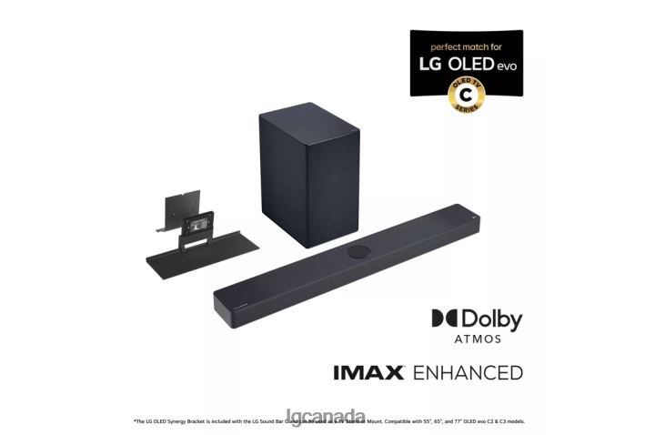 Appliance| LG Sound Bar C (SC9) Perfect Matching for OLED evo C Series TV with IMAXEnhanced and Dolby Atmos 2Z0J0310