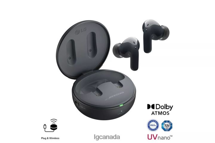 Appliance| LG TONE Free T90 Dolby Atmoswith Dolby Head TrackingTrue Wireless Bluetooth Earbuds, Black 2Z0J0476