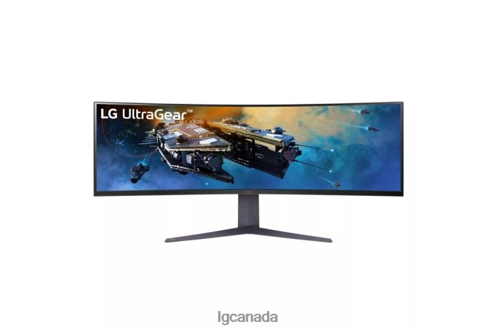 Monitor| LG 45" UltraGearQHD 1ms 200Hz Curved Gaming Monitor with VESA DisplayHDR600 2Z0J0391