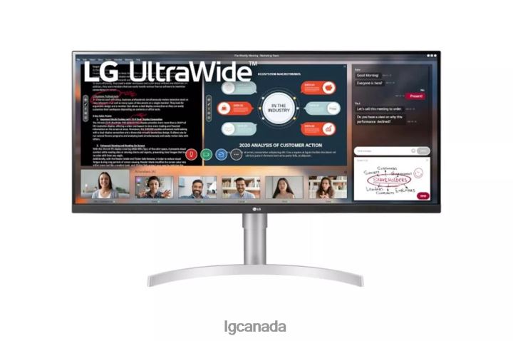 Monitor| LG 34" 21:9 IPS HDR WFHD 3-Side Virtually Borderless Monitor 2Z0J0395