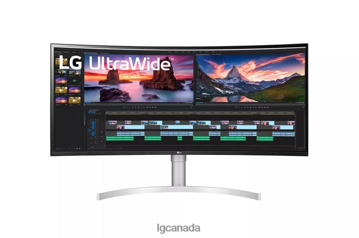 Monitor| LG 38WN95C-W 38 Inch UltraWide QHD+ IPS Curved Monitor with Thunderbolt3 Connectivity 2Z0J0393