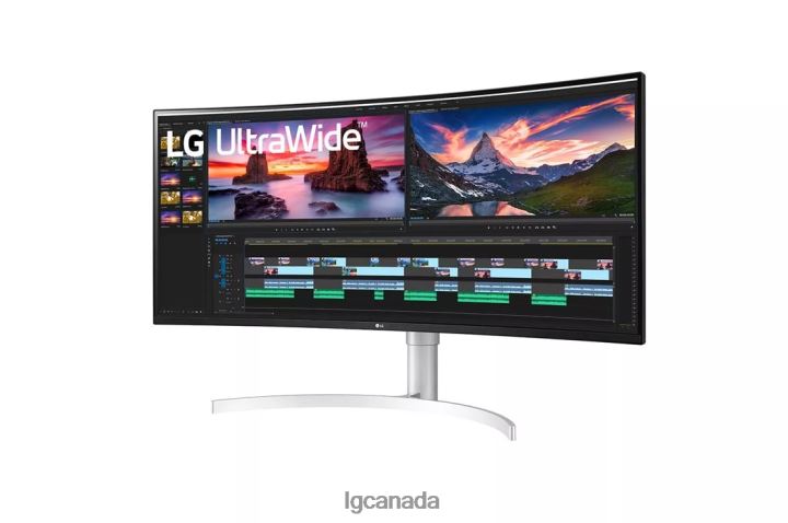 Monitor| LG 38WN95C-W 38 Inch UltraWide QHD+ IPS Curved Monitor with Thunderbolt3 Connectivity 2Z0J0393