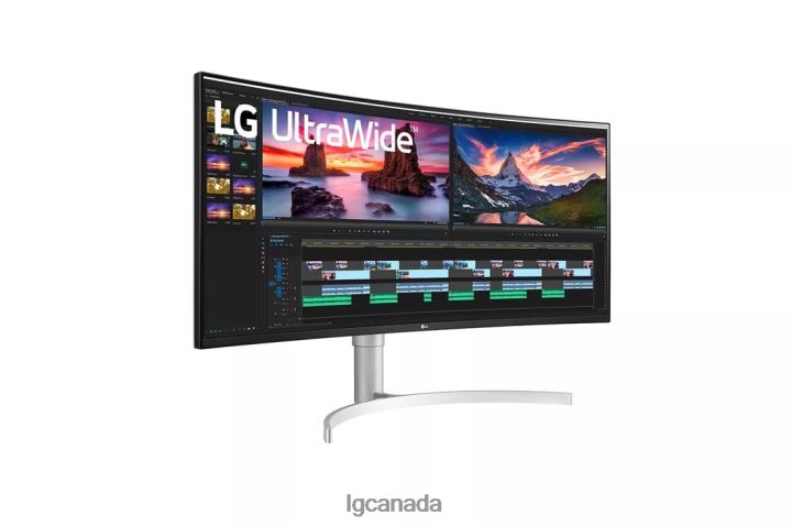 Monitor| LG 38WN95C-W 38 Inch UltraWide QHD+ IPS Curved Monitor with Thunderbolt3 Connectivity 2Z0J0393