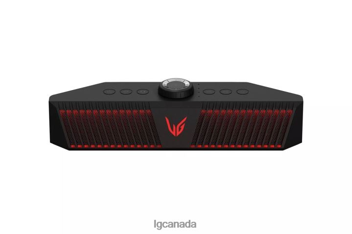 Speaker| LG UltraGear GP9 - Portable Gaming Speaker with DTS Headphone:X, Hi-Fi Quad DAC, Microphone for Voice Chat 2Z0J0479