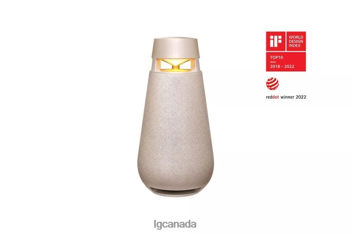 Speaker| LG XBOOM 360 Bluetooth Speaker with Omnidirectional Sound, Beige 2Z0J0487