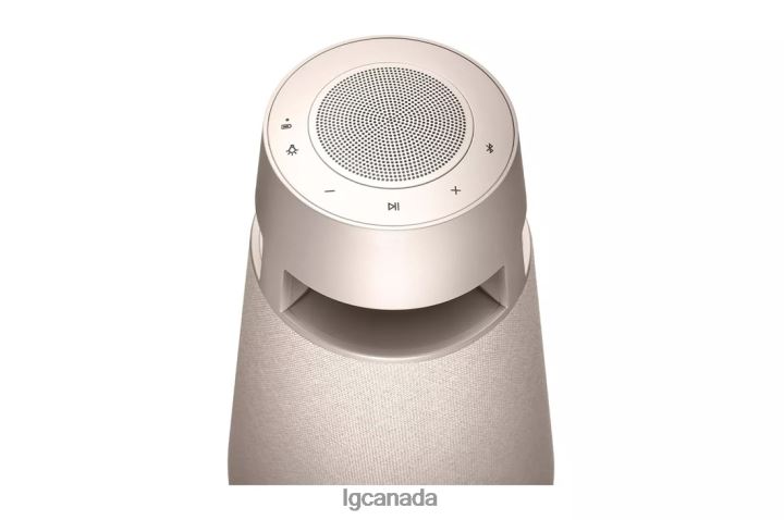 Speaker| LG XBOOM 360 Bluetooth Speaker with Omnidirectional Sound, Beige 2Z0J0487