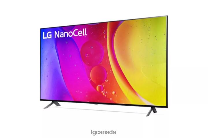 TV| LG 55 Inch Class NANO80 AQA series LED 4K UHD Smart webOS 22 w/ ThinQ AI TV 2Z0J0286