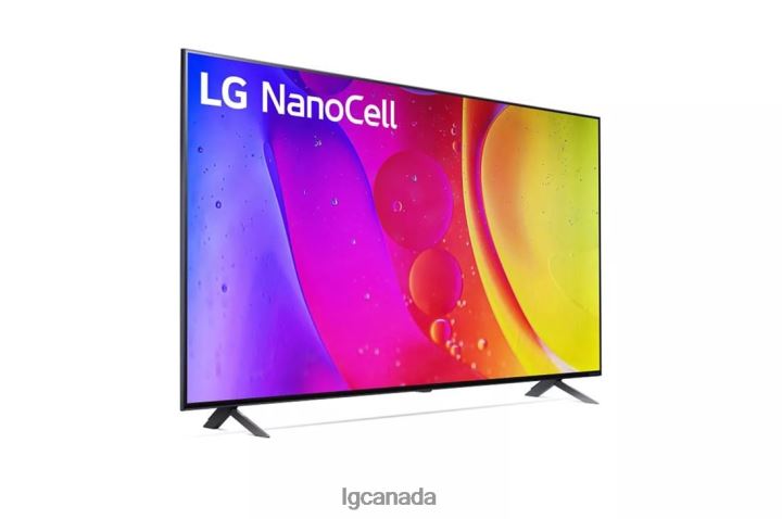 TV| LG 55 Inch Class NANO80 AQA series LED 4K UHD Smart webOS 22 w/ ThinQ AI TV 2Z0J0286
